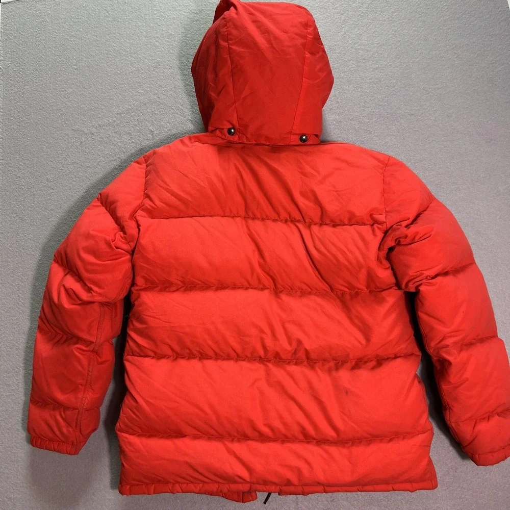 Vintage The North Face Jacket Mens M Red Down Puffer Hooded Parka Ski Outdoor